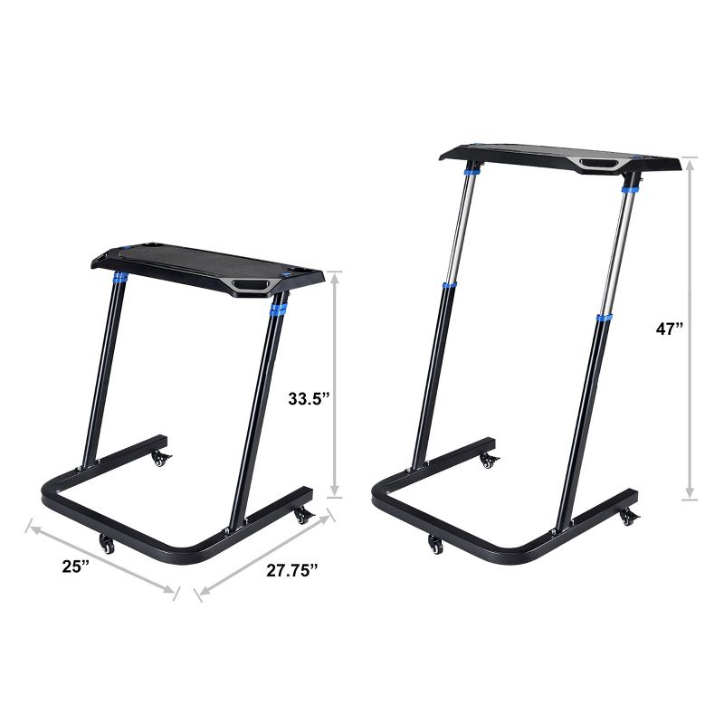Fleming Supply Portable Height-Adjustable Treadmill Desk – Black, 5 of 9