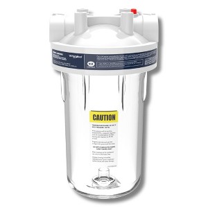 Whirlpool 10" x 4.5" Large Capacity Whole House Water Filter Housing, NSF Certified, WHKF-DWHBB - 1 of 4