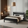 Platform Bed Frame with Headboard and Footboard Under Bed Storage No Box Spring Needed 12 Metal Slats Noise Free - 3 of 4