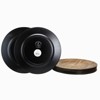 Gibson Home Feri 12 Piece 13 inch Wooden Skin Luxe Chargers - 3 of 4