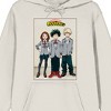 My Hero Academia: Season 1 Izuku Midoriya, Ochaco Uraraka, Katsuki Bakugo Adult Sand Hoodie - 2 of 3