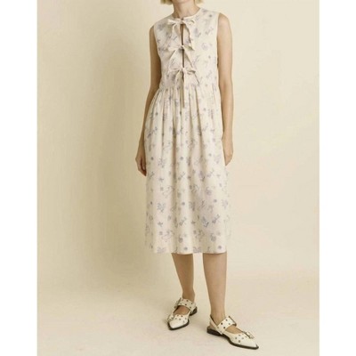Women's Madeline Floral Midi Dress - Aureum