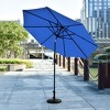 WestinTrends 9 Ft Outdoor Patio Market Table Umbrella with Round Resin Base - 2 of 4