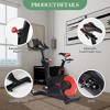 Exercise Bikes, Indoor Cycling Bike for Home - 28 LB Rear Flywheel Low Noise Stationary Bicycle with Upgraded Seat Cushion Cardio Workout - 3 of 4
