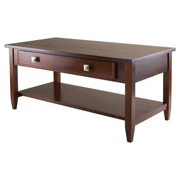 Richmond Coffee Table with Tapered Leg Walnut Finish - Winsome
