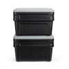 Rubbermaid Black Action Packer Lockable Latch Indoor and Outdoor Storage Box Container for Home, Garage, Backyard - 2 of 4