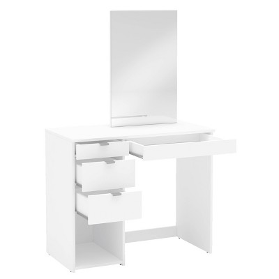 Corner Vanity Table Bedroom Target, Corner Vanity Desk With Drawers
