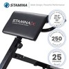 Stamina X Adjustable Ab, Back, and Core Strength Exercise Sit-Up Fitness Hyperextension Weight Bench for At-Home Workouts, Black - 3 of 4