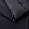 Peace Nest 3 Piece Reversible Silky Luxury Soft Satin Comforter with 2 Satin Pillowcases - 2 of 4