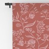 Schatzi Brown Ingrid Floral Copper Set of 2 Panel Blackout Window Curtain - Deny Designs - image 4 of 4