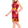 HAPPY BAY Women's Vacation Beachwear Mini Dress Wrap Summer Loose Swimwear Bathing Suit Cover Ups for Women - 2 of 4