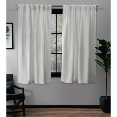 Set Of 2 96 X52 Sateen Blackout, Exclusive Home Curtains Sateen