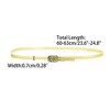 INSPIRE CHIC Women's Detachable Crossed Shoe Straps Belts Bands for Holding Loose High Heels 2 Pairs - 3 of 4