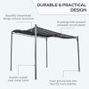 Resenkos Outdoor Garden Gazebo, Sunshade Gazebo Canopy,10' x 10' Outdoor Pergola Gazebo with Durable & Spacious Weather-Resistant Design, Grey Gray - 4 of 4