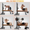 GIKPAL 770lbs 5-in-1 Adjustable Weight Bench ,Multi-Purpose Bench Press Olympic Workout Bench with Squat Rack for Home Gym Full Body Strength Training - 3 of 4