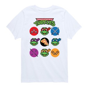 Boys' - Teenage Mutant Ninja Turtles - Turtles Grid Short Sleeve Graphic T-Shirt - 1 of 4