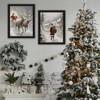 Whisen 2-Piece Vignette On The Eve of Christmas Black Framed Wall Art, Bedroom Wall Art by Jo Moulton - 3 of 4