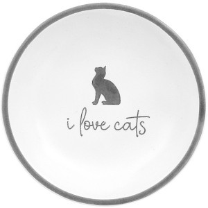 Pavilion Gift Company - I Love Cats - 2.5" Trinket Dish - Decorative Trays and Platters - 1 of 4
