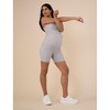 Women's 6 1/2" Maternity Biker Short | Motherhood Maternity - 4 of 4