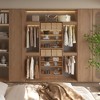 APRILSOUL Short Tower Unit Wall Mount 3-Shelf Wood Closet System - 3 of 4