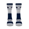 NCAA Nevada Reno Wolfpack Mixer Crew Socks: Cushioned Heel & Toe, Knit Midweight Fabric - 2 of 3
