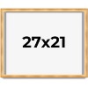 PosterPalooza | Minimalist Shadow Box Brown Picture Frame - UV Acrylic, Backing Board, Hanging Hardware - 2 of 4