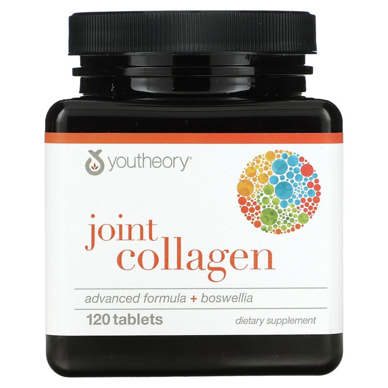 Youtheory Joint Collagen, Advanced Formula + Boswellia, 120 Tablets, 1 of 3
