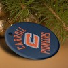 Carroll University Pioneers Logo Porcelain Holiday Christmas Tree Ornament - 4 of 4