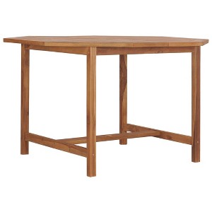 vidaXL Patio Dining Table 43.3 in.x43.3 in.x29.5 in. Solid Wood Teak - 1 of 4