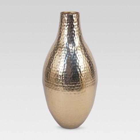 Textured Vase Gold Tall Threshold Target