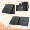 Unique Bargains Card Binder 4 Pockets 20 Pages 160 Card Capacity Double-Sided Collection for Sport Cards Game Card - 3 of 4