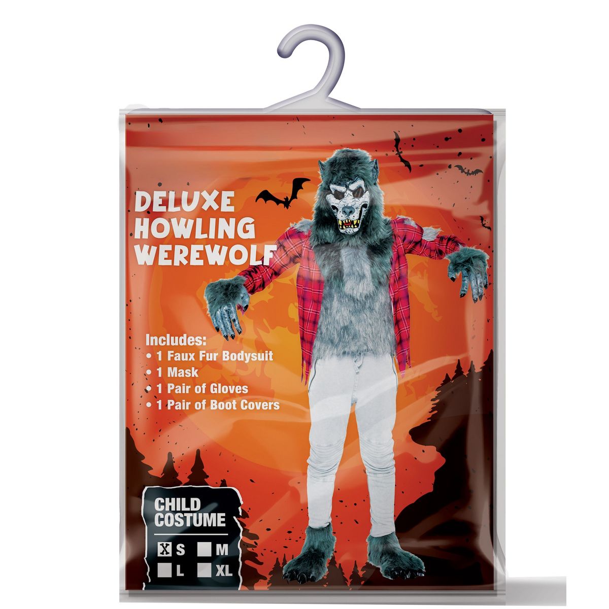 Joyfy Halloween Costume Wolf Suit for Boys, Toddlers wolf costume with Torn Shirt, Mask, Gloves & Claws-Monster Cosplay for Kids Halloween Party - thumbnail 8