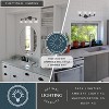 VAXCEL Bellwood Traditional Bathroom Vanity Lighting Fixture, Clear Seeded Bell Glass Shade - 2 of 4