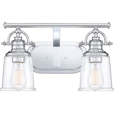 Quoizel Lighting Grant 2 - Light Vanity in  Polished Chrome