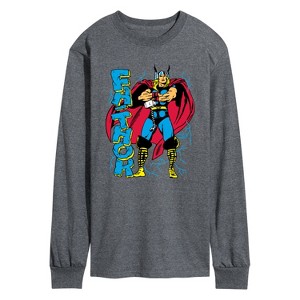 Men's - Marvel - Thor Fathor Long Sleeve Graphic T-Shirt - 1 of 4