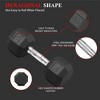 100lbs PVC Hex Dumbbell Weight Set, Exercise & Fitness Dumbbells,Multiple Sizes (5+10+15+20LB) x2 - 2 of 4