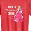 Women's - Disney - Full Of Christmas Cheer Aurora Short Sleeve Graphic T-Shirt - 2 of 4