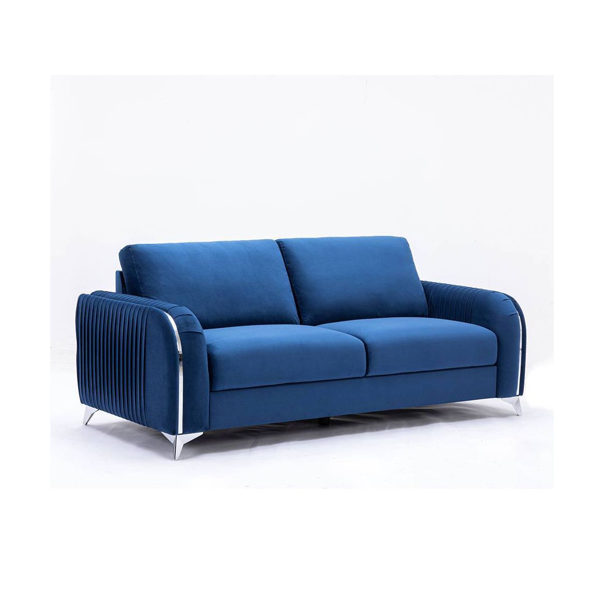 Acme Furniture 79" Wenona Sofa Blue Velvet