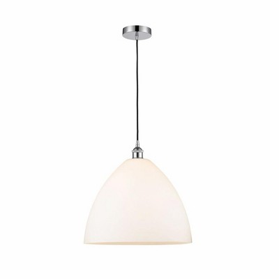 Edison Dome - 1 Light Cord Hung Pendant In Industrial Style-17.75 Inches Tall and 16 Inches Wide