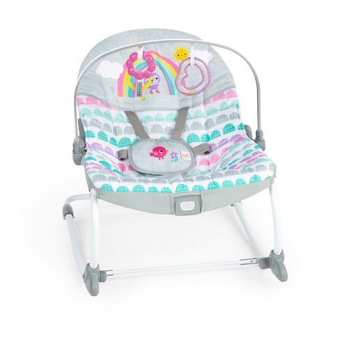 Bright Starts Infant To Toddler Baby Rocker Rosy Rainbow Target