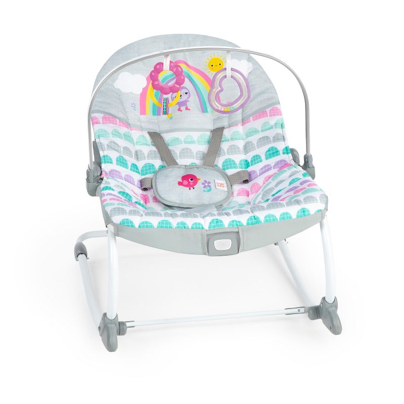 Bright Starts Infant to Toddler Baby Rocker - Rosy Rainbow, 1 of 22