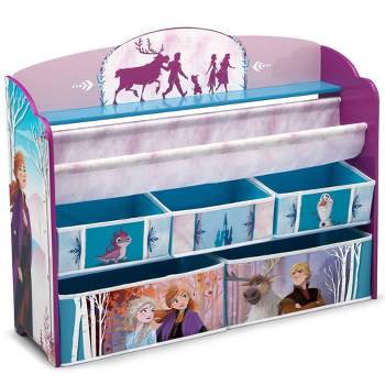 Disney Frozen 2 Deluxe Kids' Toy and Book Organizer - Delta Children