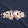 Maternity Peeking Twins T Shirt Cute New Baby Announcement Reveal Pregnancy Tee - Crazy Dog Maternity T Shirt - 3 of 4