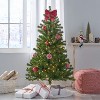 NicBex 4.5ft Prelit Artificial Christmas Tree Hinged Full Tree with 200 Clear Lights for Decorations, Green - 3 of 4
