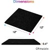 Fstop Labs 12"x12" Acoustic Foam Panels, 0.4" High Density Sound Absorbing Tiles for Home Office & Studio - 4 of 4