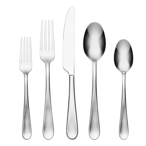 Oneida Aptitude 20-pc. Black Flatware Set