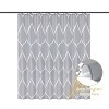 LunaLulinlk Wavy Print Shower Curtain with 12 Hooks - 4 of 4