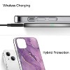 SaharaCase Marble Series Case for Apple iPhone 13 mini Purple/Gold (CP00122) - 3 of 4