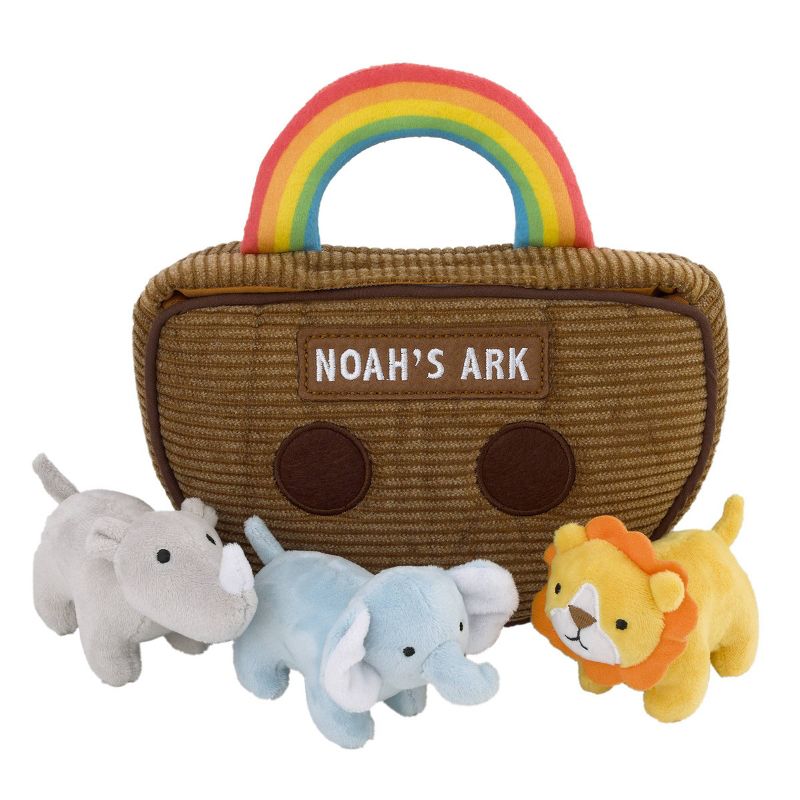 Little Love by NoJo Noah&#39;s Ark Toy Set - Rainbow Plush - 4pc, 1 of 6