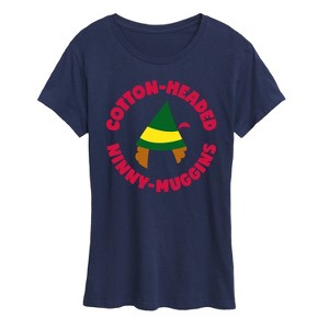 Women's - ELF - Christmas Family Set Ninny Muggins Short Sleeve Graphic T-Shirt - 1 of 4